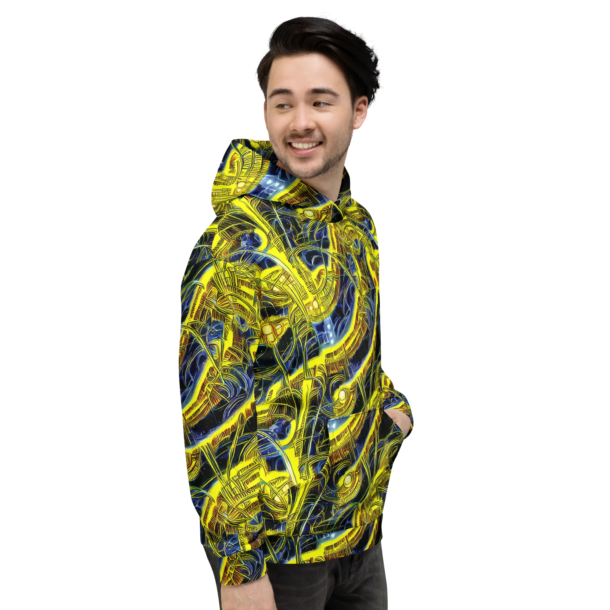 Solar Machine on Hoodie — Right