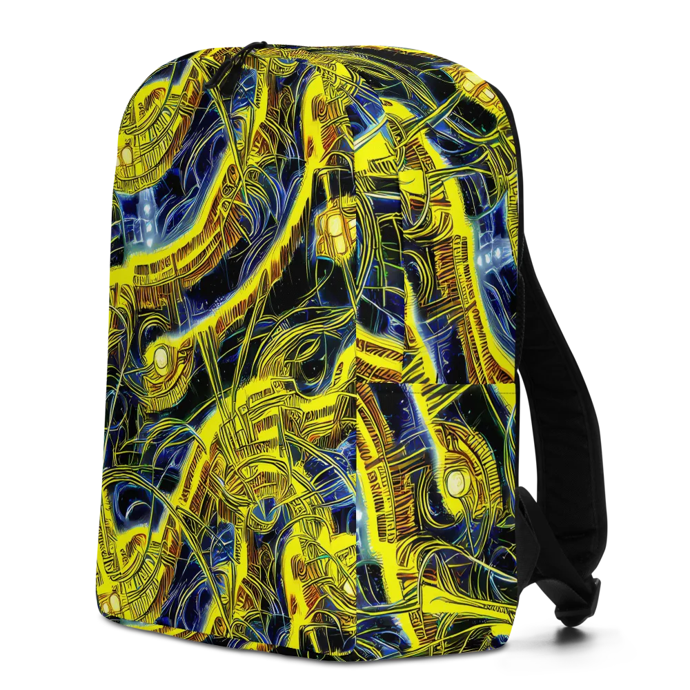 Solar Machine on Minimalist Backpack — Left
