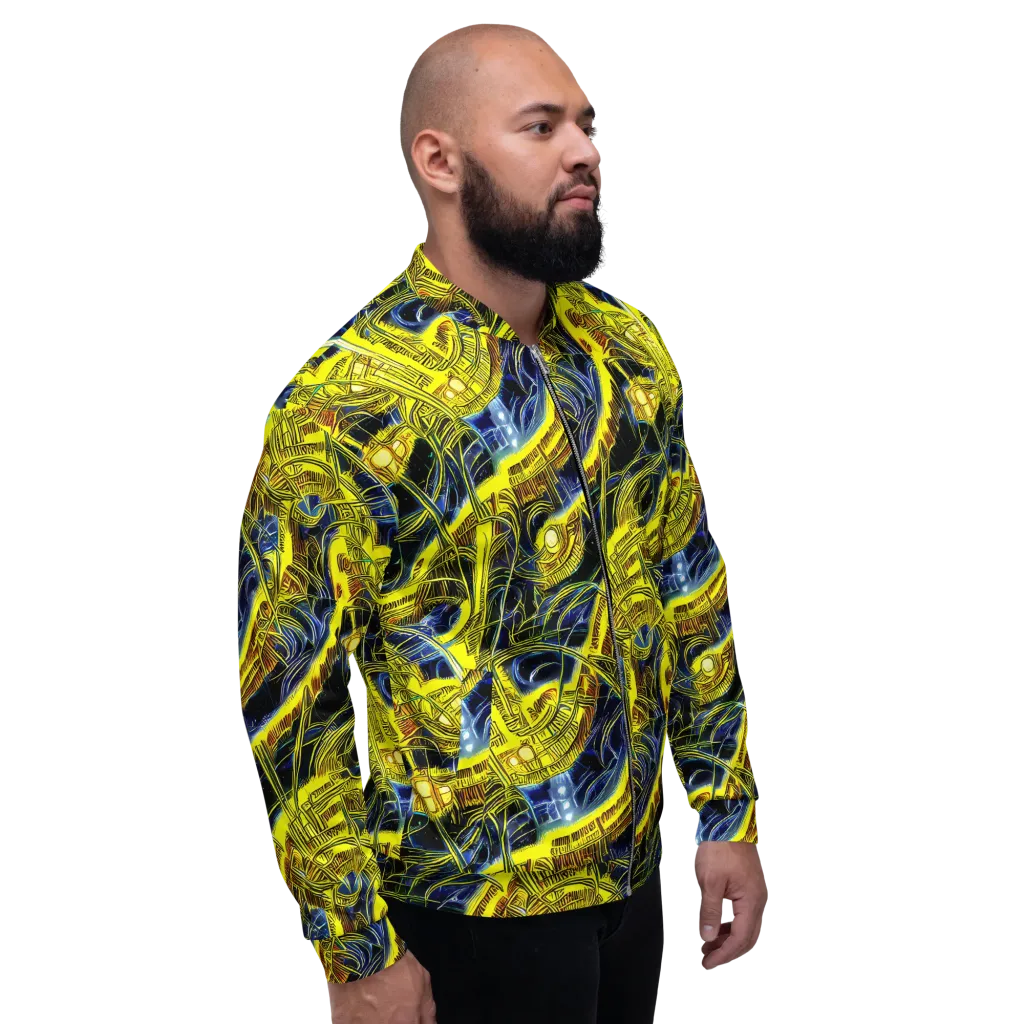 Solar Machine on Bomber Jacket — Right