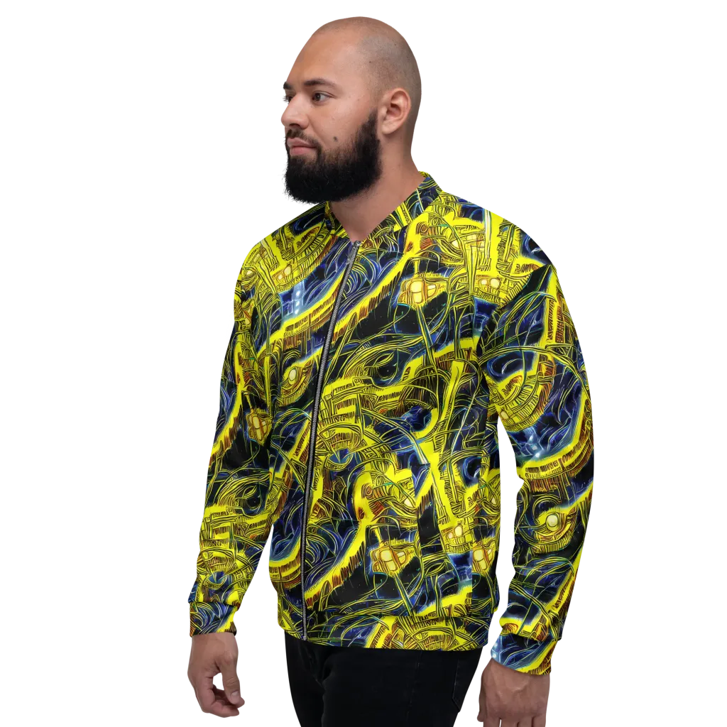 Solar Machine on Bomber Jacket — Left