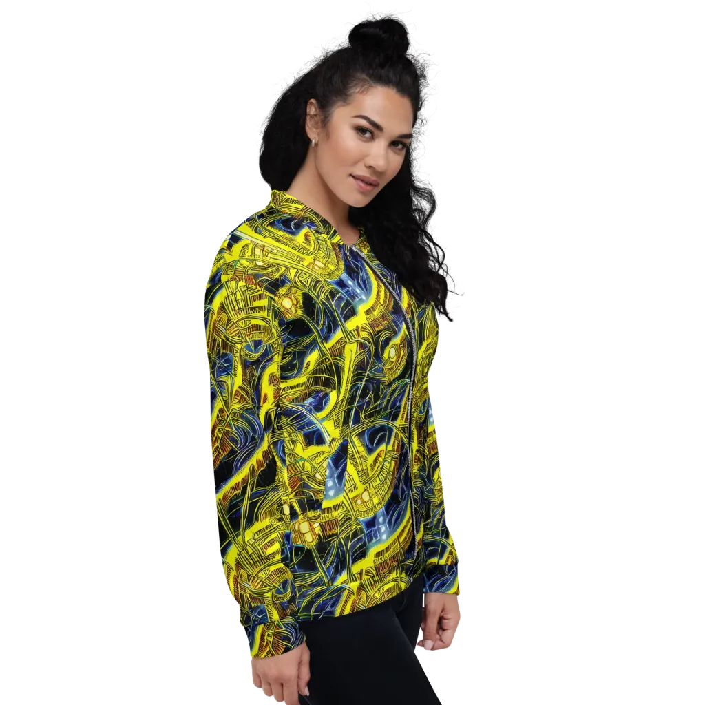 Solar Machine on Bomber Jacket — Right