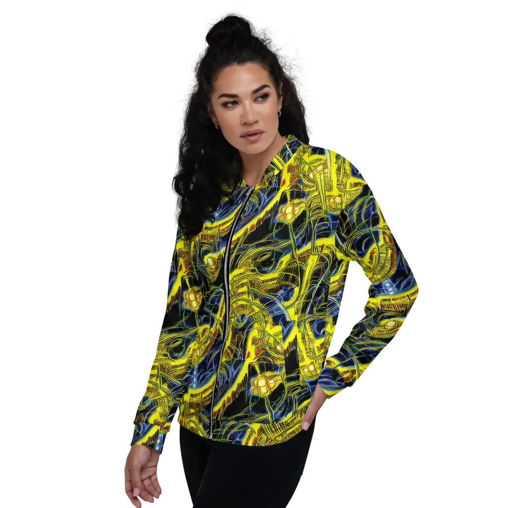 Solar Machine on Bomber Jacket — Left