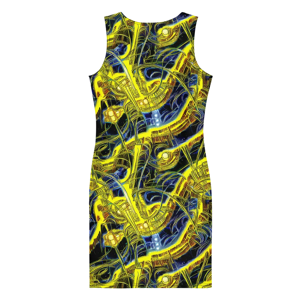 Solar Machine on Bodycon Dress — Back