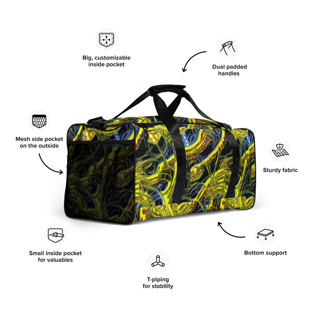 Solar Machine on Duffle Bag — Right Front