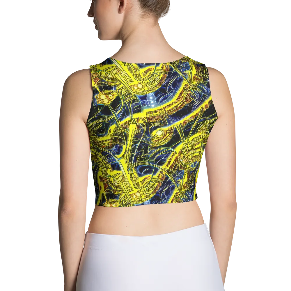Solar Machine on Crop Top — Back