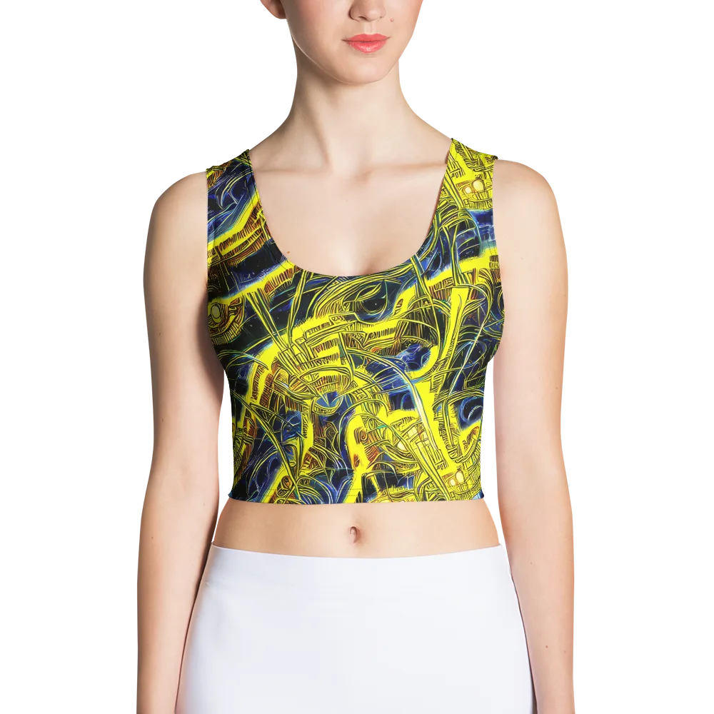 Solar Machine on Crop Top — Front