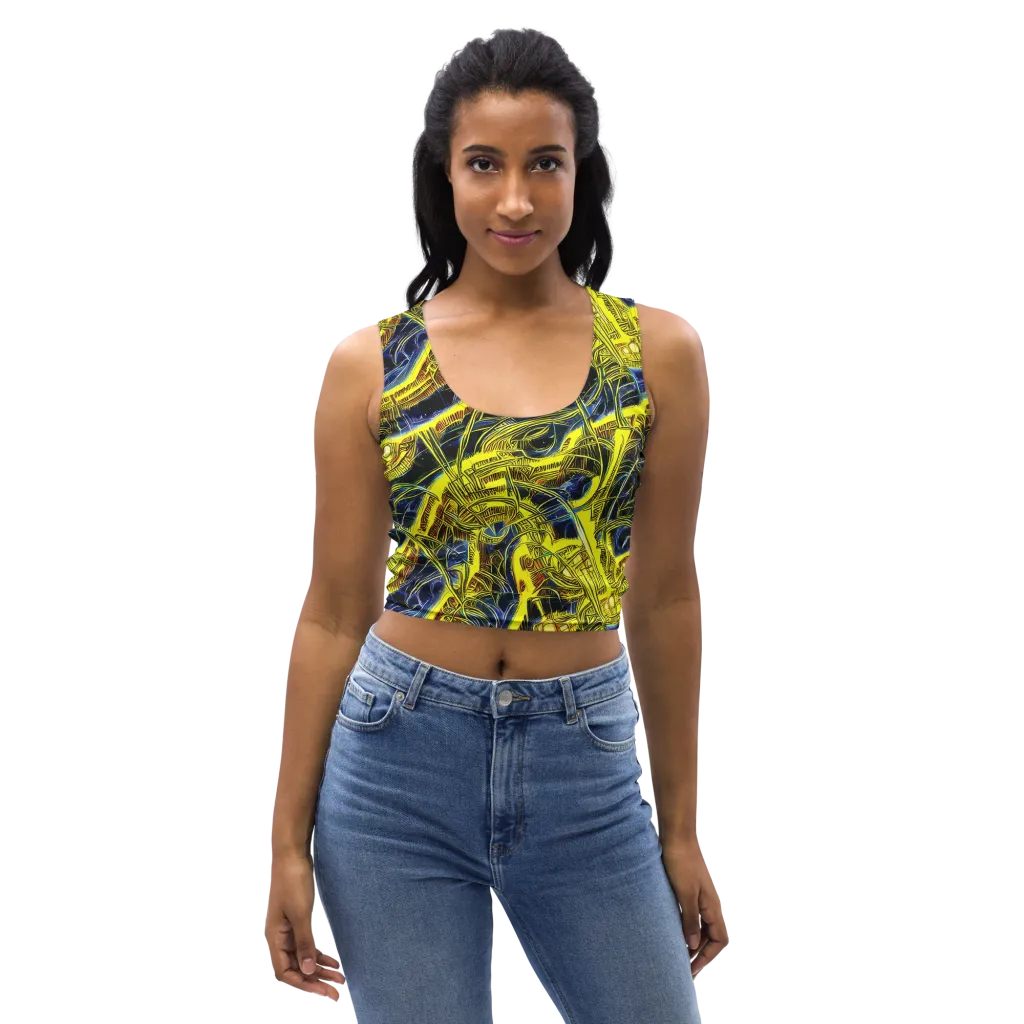 Solar Machine on Crop Top — Front