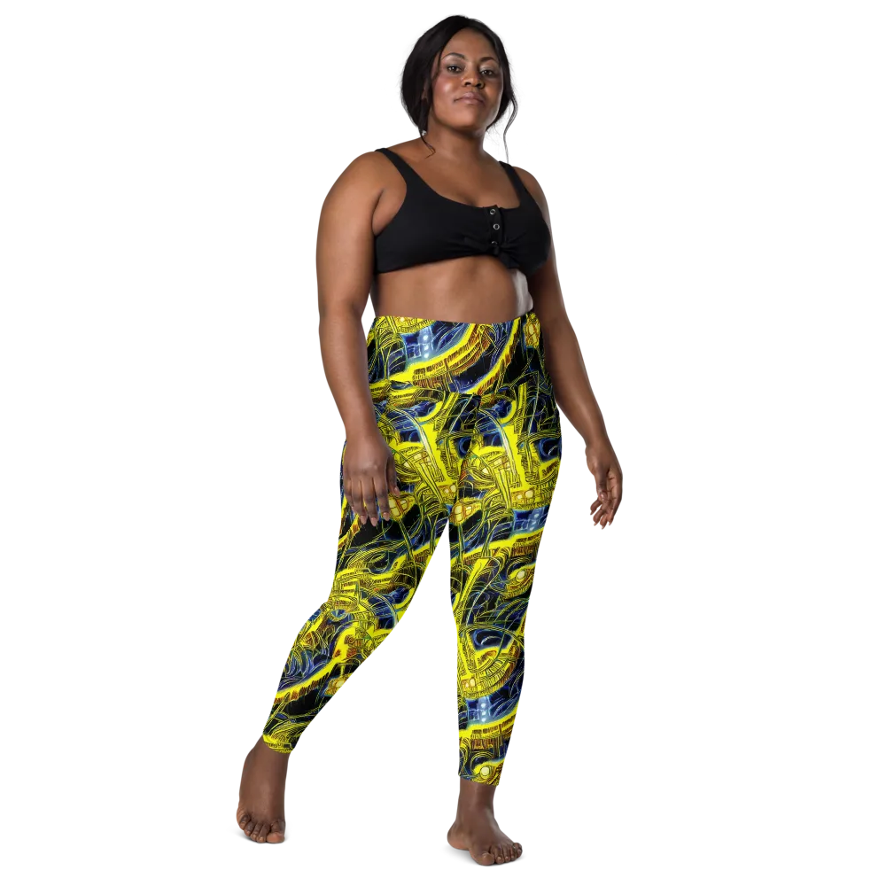 Solar Machine on Leggings with Pockets — Front