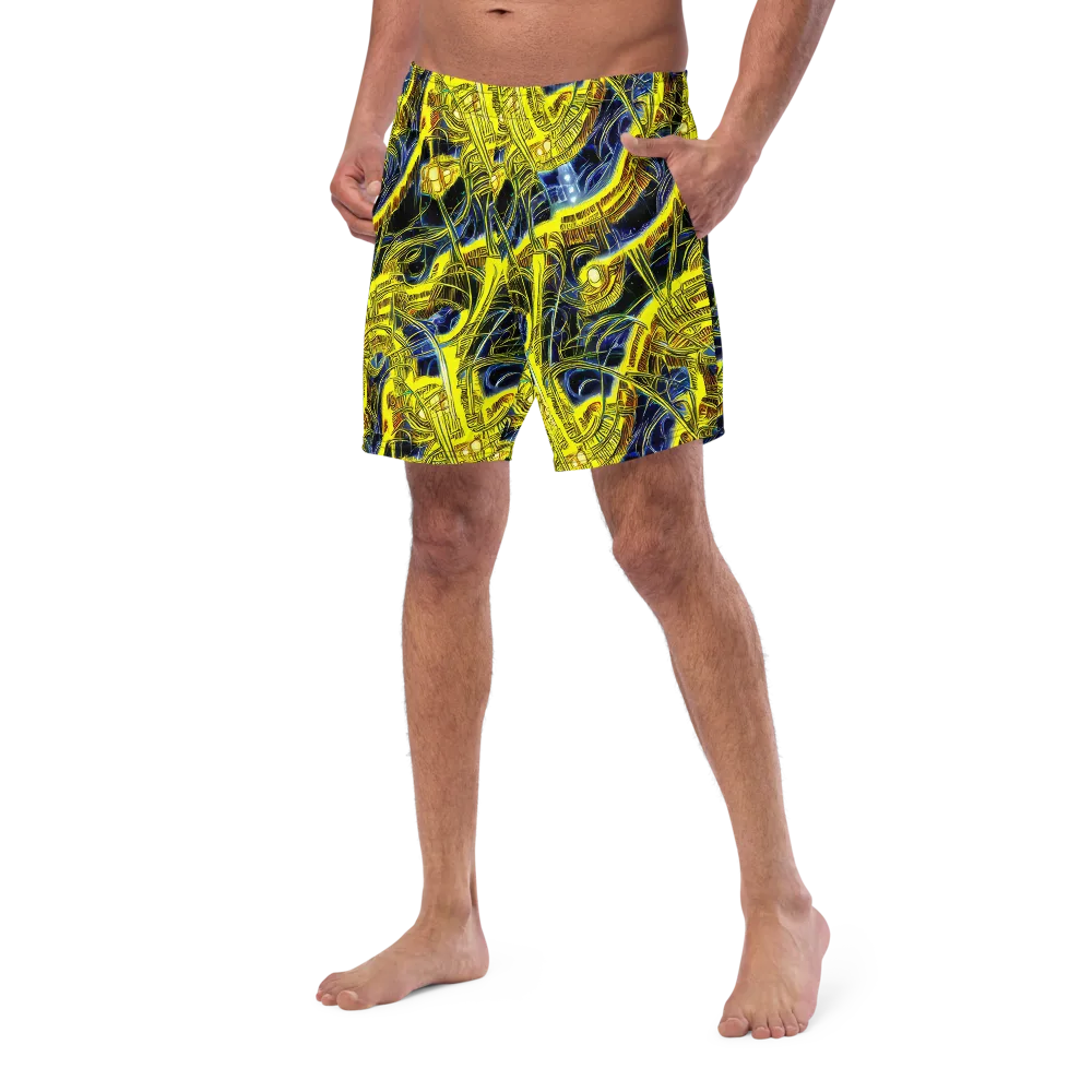 Solar Machine on Swim Trunks — Left Front