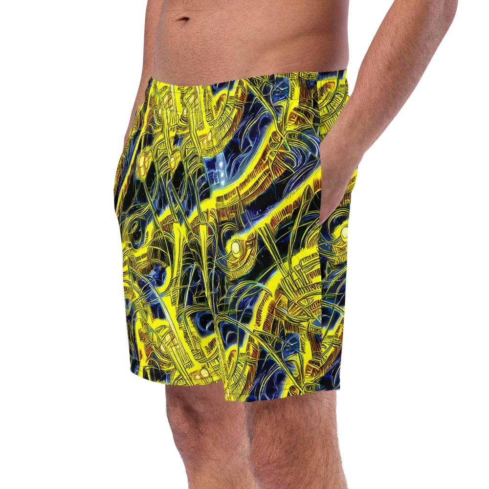 Solar Machine on Swim Trunks — Left Front