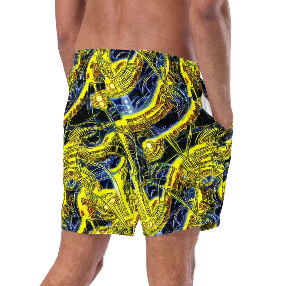 Solar Machine on Swim Trunks — Right Back