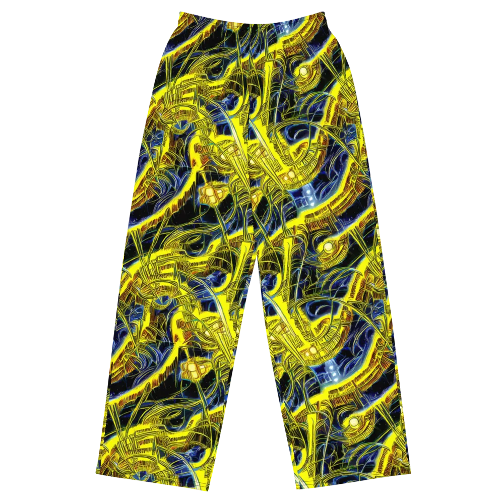 Solar Machine on Wide-Leg Pants — Front
