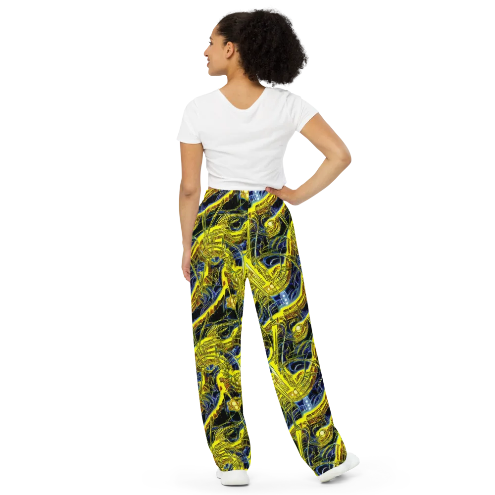 Solar Machine on Wide-Leg Pants — Back