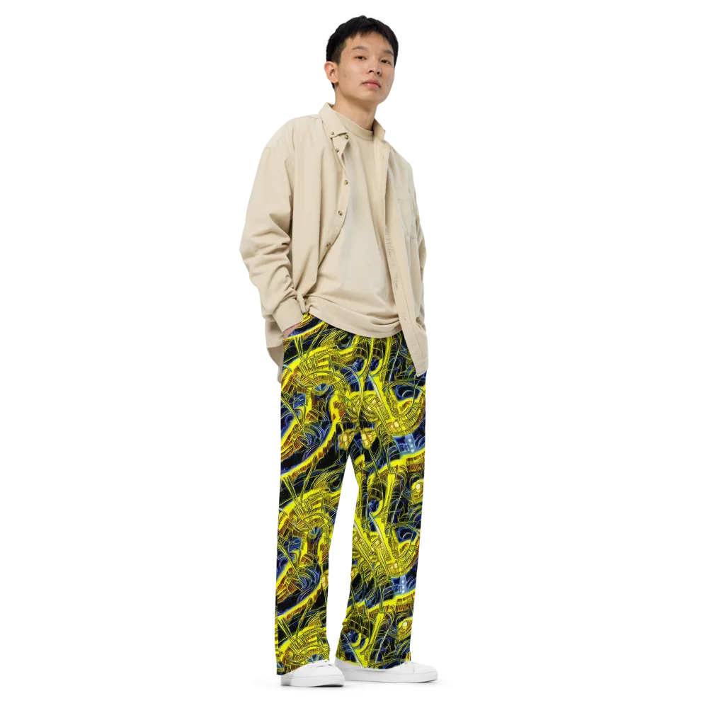 Solar Machine on Wide-Leg Pants — Right Front
