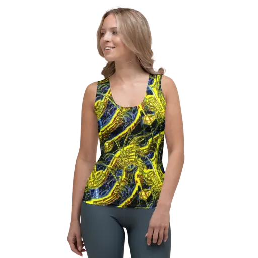 Solar Machine on a Women's Tank Top