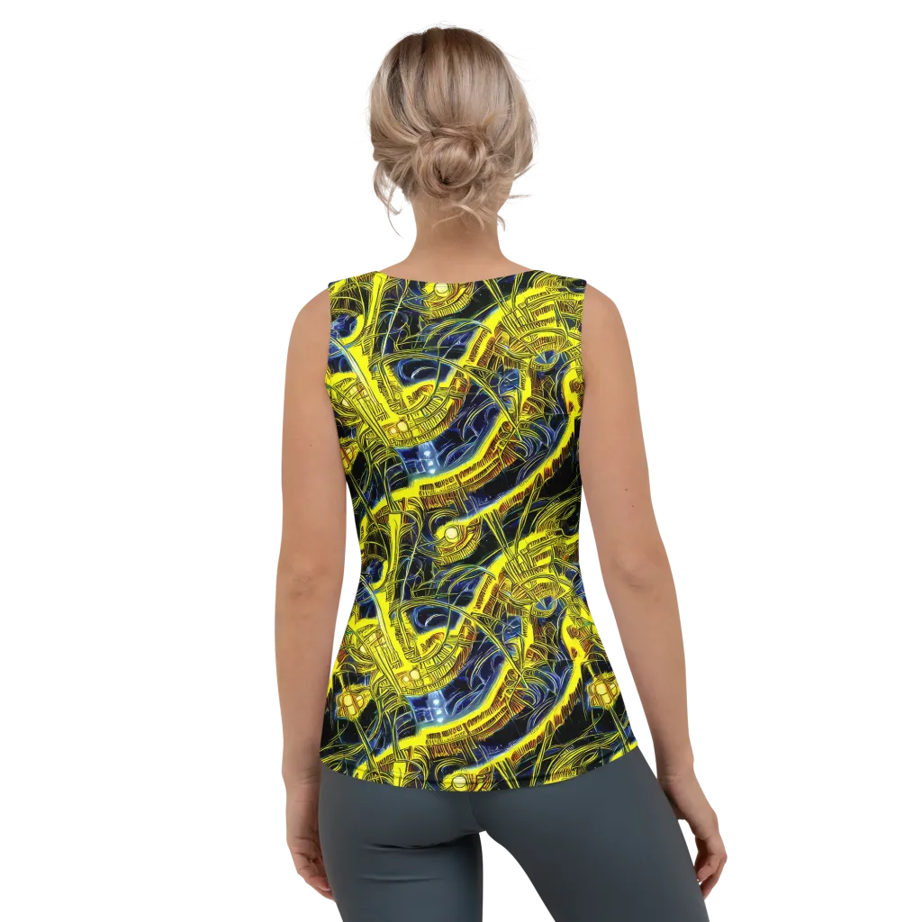 Solar Machine on Women's Tank Top — Back