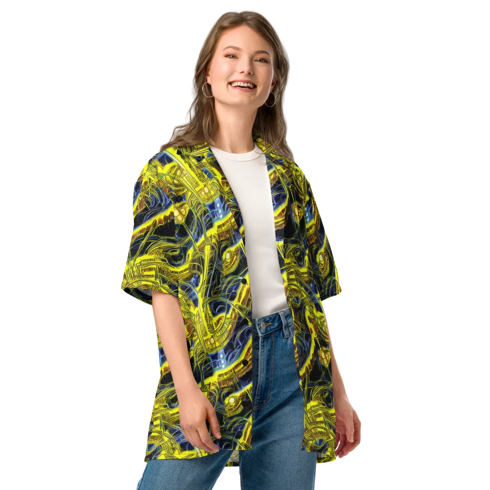 Solar Machine on Button Shirt — Front