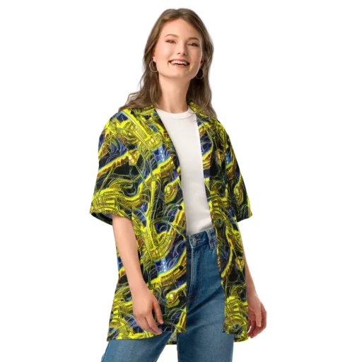 Solar Machine on a Button Shirt