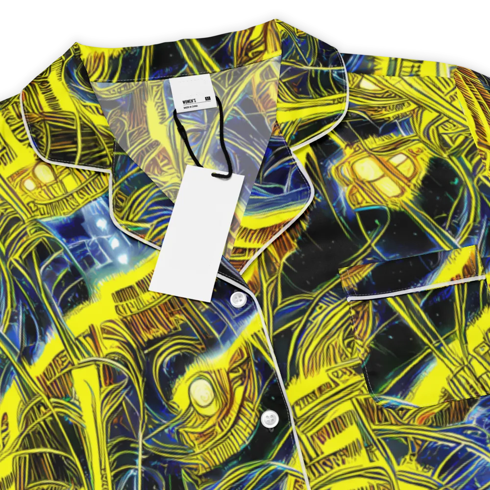 Solar Machine on Women's Short Sleeve Pajama Top — Product details
