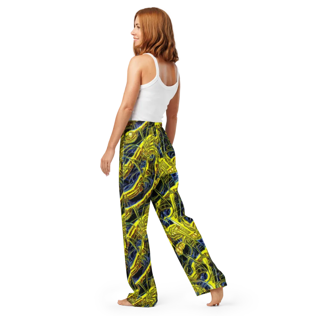 Solar Machine on Women's Pajama Pants — Back