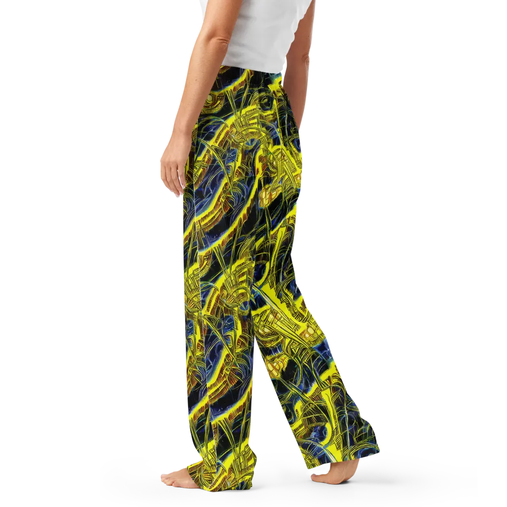 Solar Machine on Women's Pajama Pants — Left