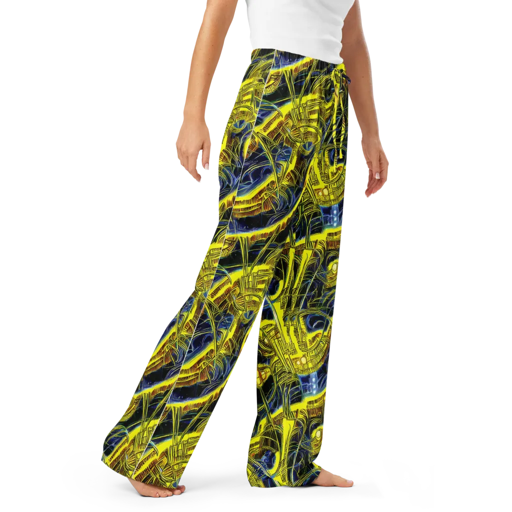 Solar Machine on Women's Pajama Pants — Right Front