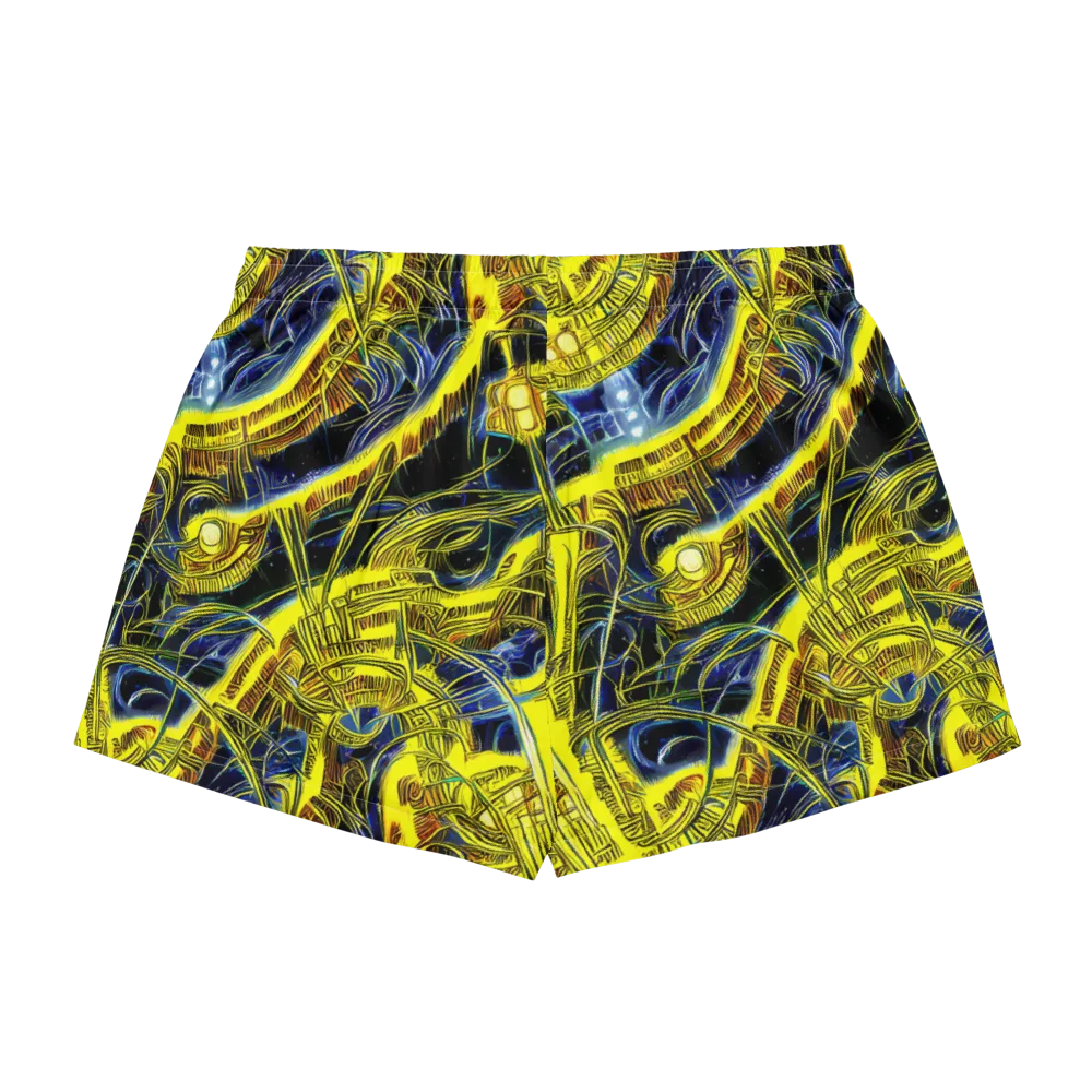 Solar Machine on Women's Pajama Shorts — Back