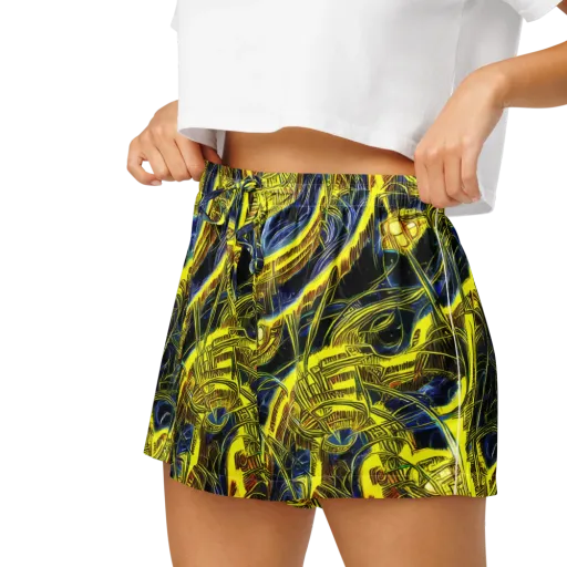 Solar Machine on a Women's Pajama Shorts