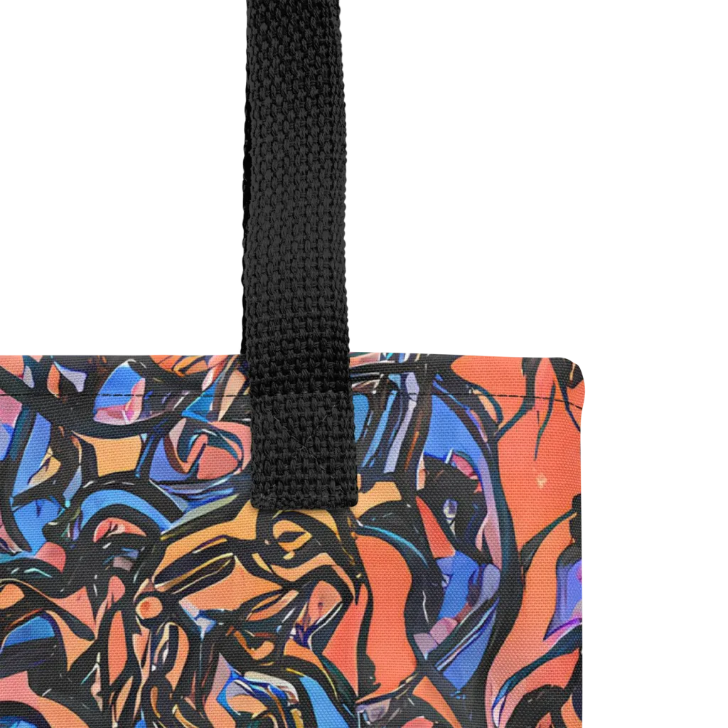Neon Inkstorm on Tote Bag — Product details