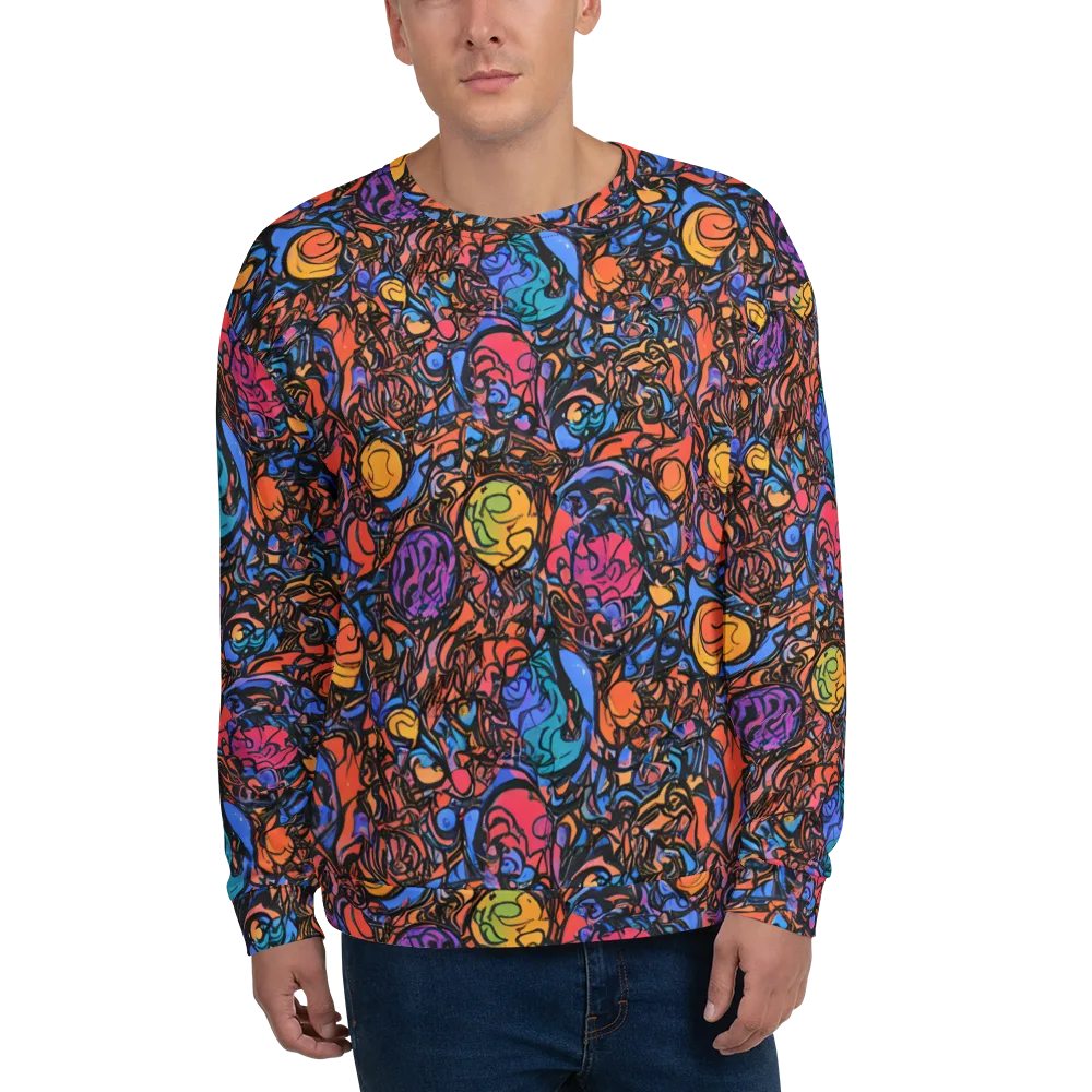 Neon Inkstorm on Sweatshirt — Front