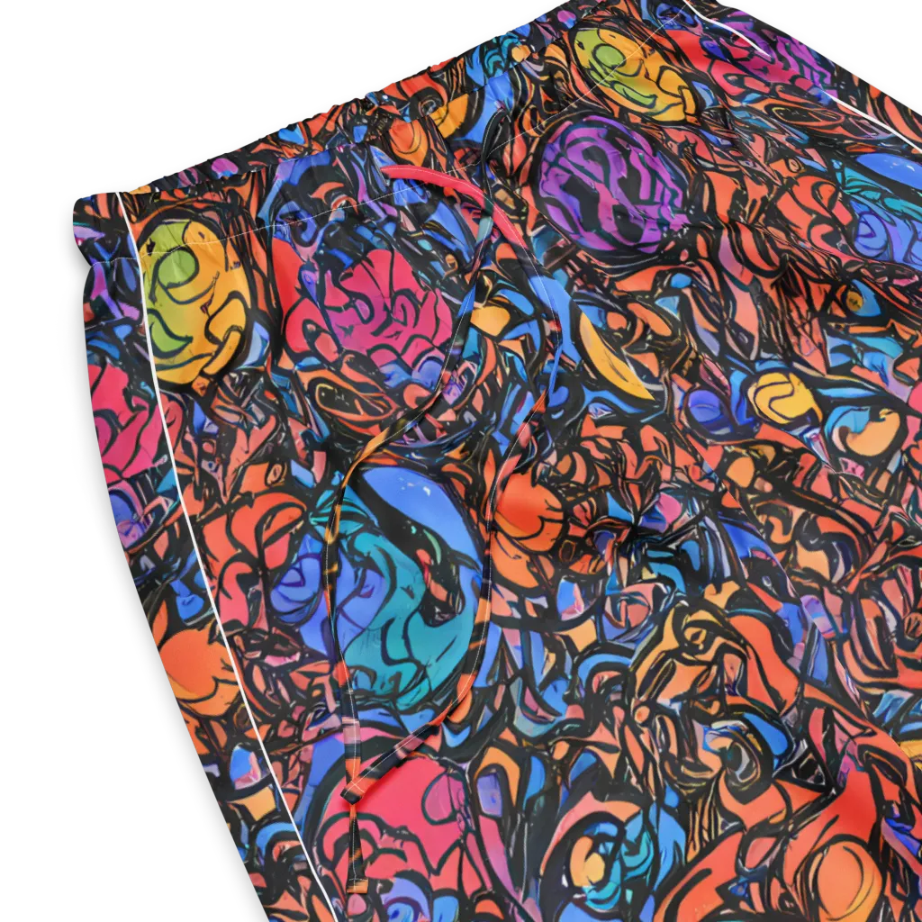 Neon Inkstorm on Women's Pajama Pants — Product details
