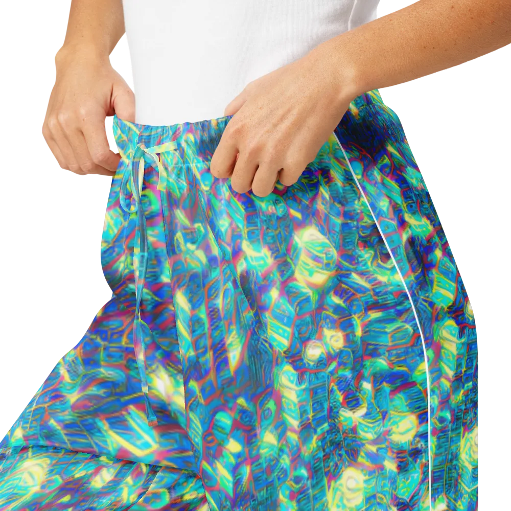 Neon Cartography on Women's Pajama Pants — Product details