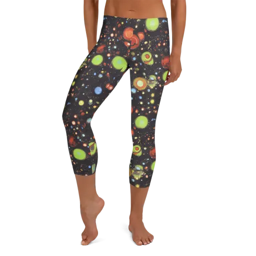 Astral Scatter on a Capri Leggings