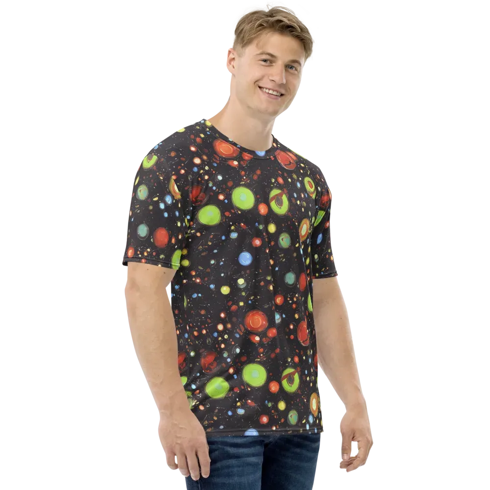 Astral Scatter on Men's Crew Neck T-Shirt — Right