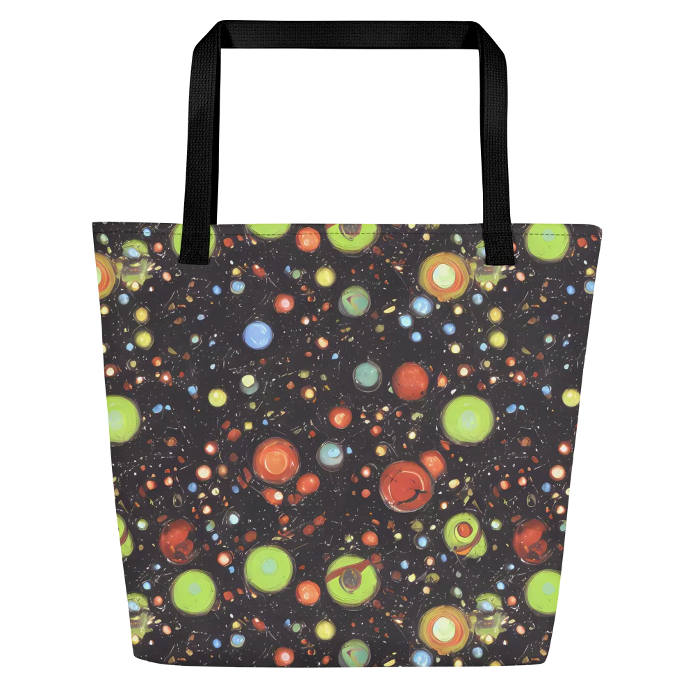 Astral Scatter on Large Tote Bag W/ Pocket — Front