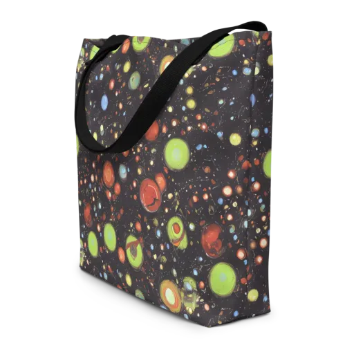 Astral Scatter on a Large Tote Bag W/ Pocket