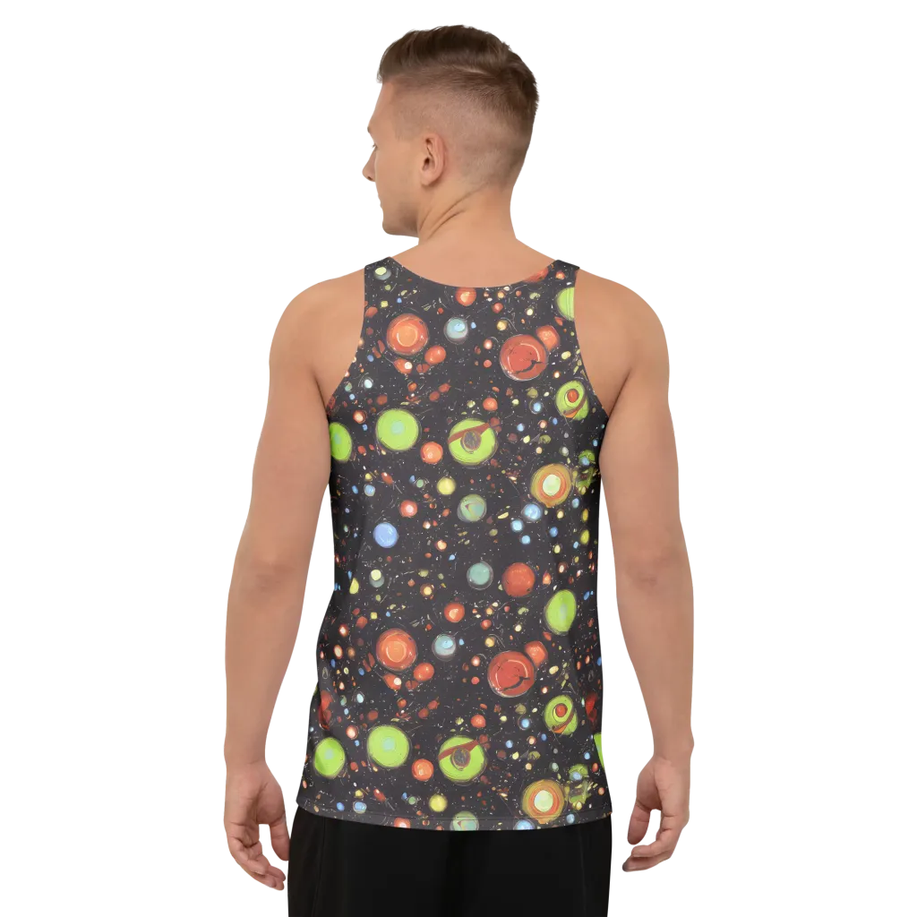 Astral Scatter on Men's Tank Top — Back
