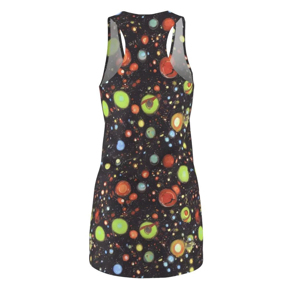 Astral Scatter on Racerback Dress — Back