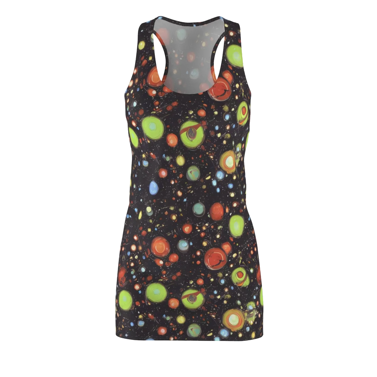 Astral Scatter on Racerback Dress — Front