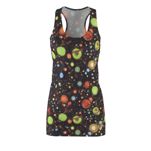 Astral Scatter on a Racerback Dress