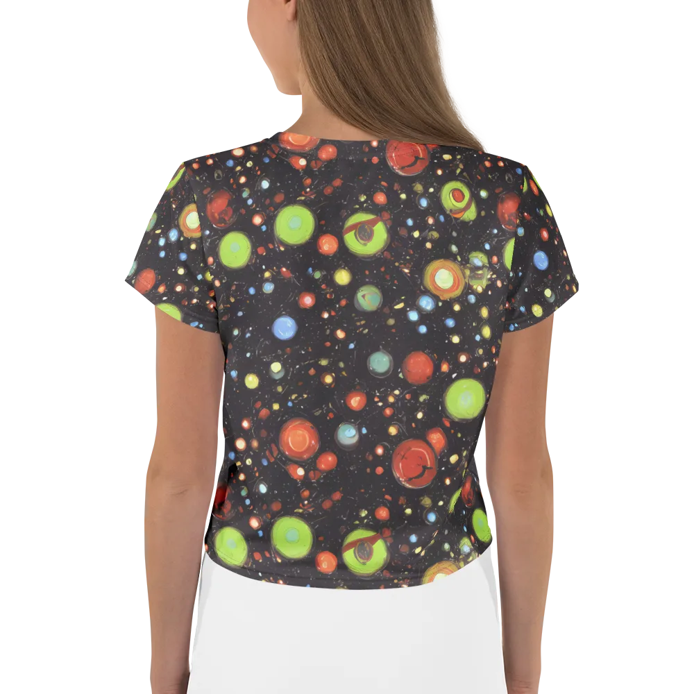 Astral Scatter on Crop Tee — Back