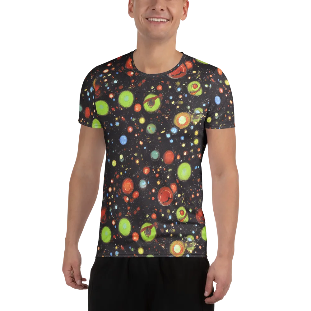 Astral Scatter on Men's Athletic T-Shirt — Front