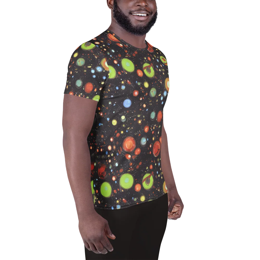 Astral Scatter on Men's Athletic T-Shirt — Right