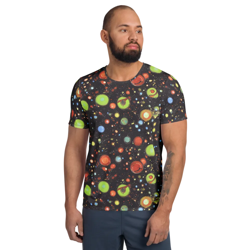 Astral Scatter on Men's Athletic T-Shirt — Front