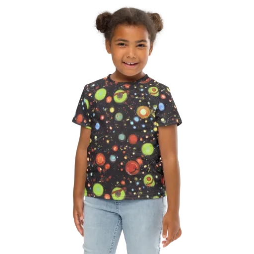 Astral Scatter on a Kids Crew Neck T-Shirt
