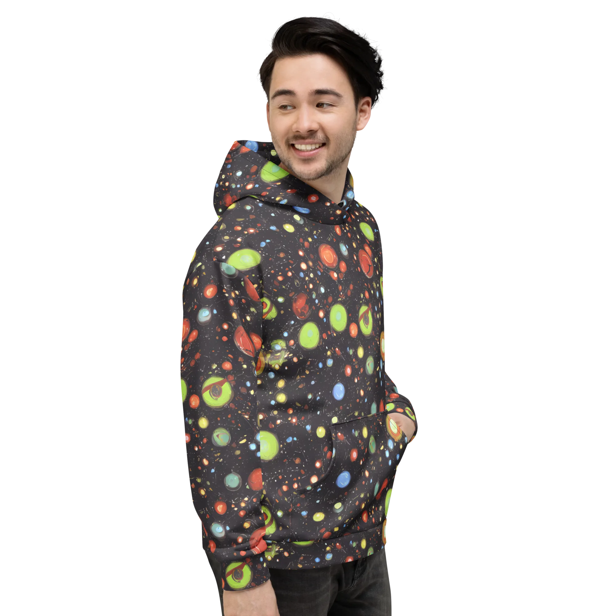 Astral Scatter on Hoodie — Right