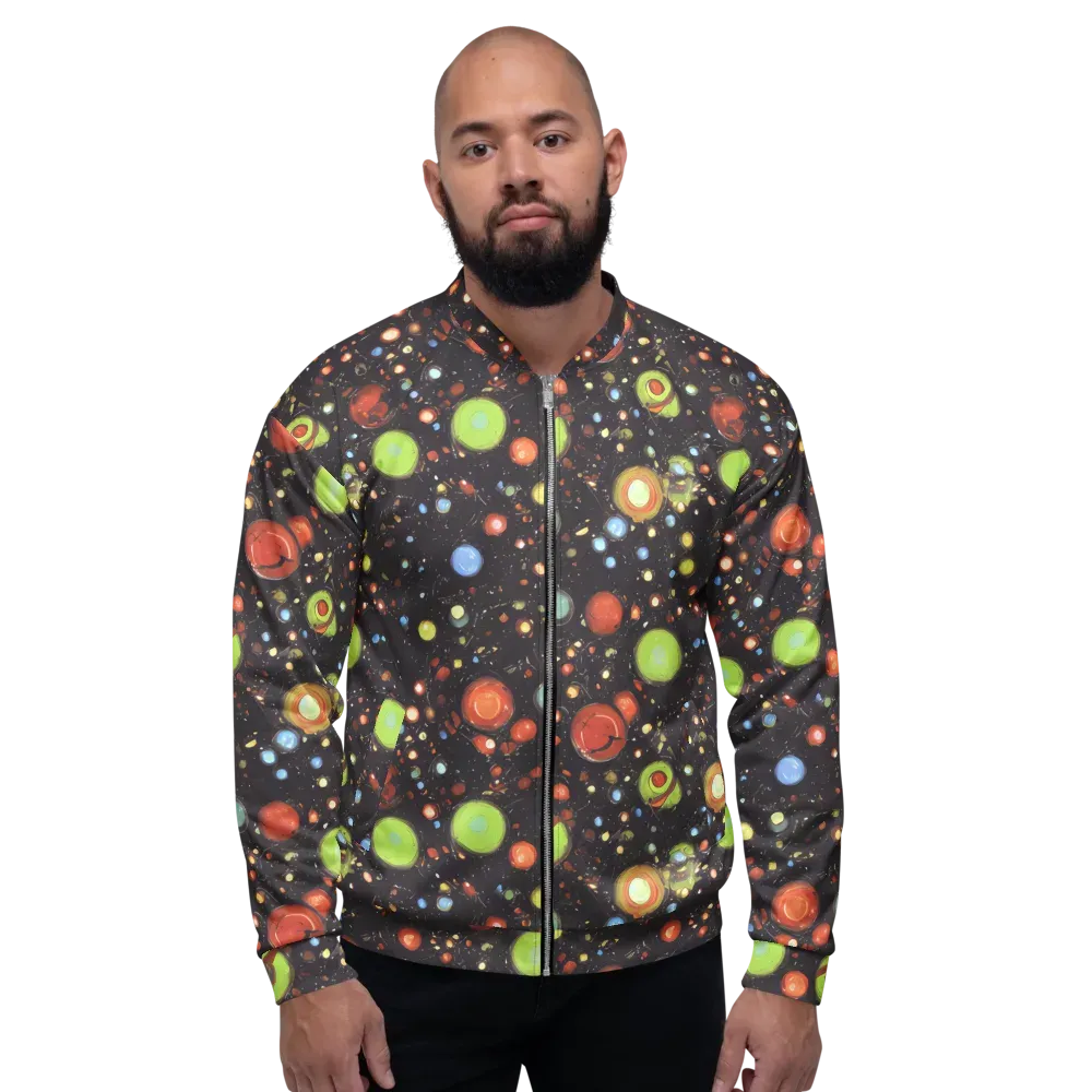 Astral Scatter on Bomber Jacket — Front