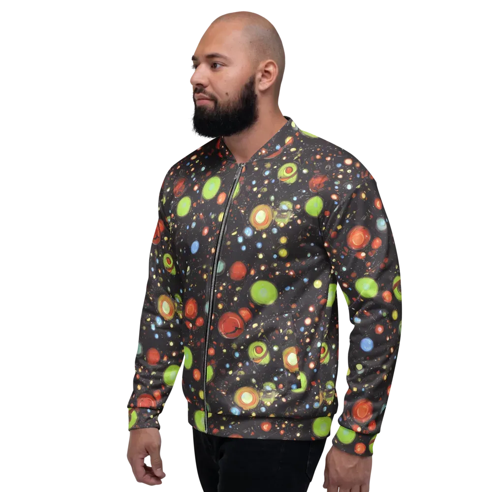Astral Scatter on Bomber Jacket — Left