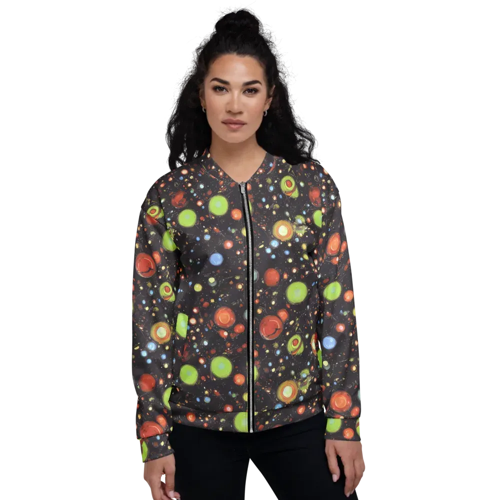 Astral Scatter on Bomber Jacket — Front