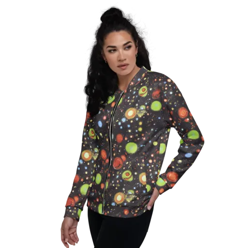 Astral Scatter on a Bomber Jacket